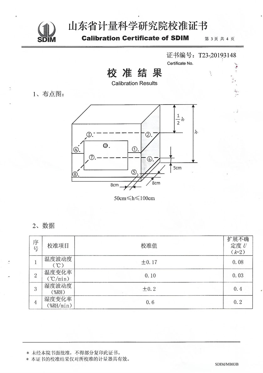 赤峰鑫椿檢測技術(shù)服務(wù)有限公司-溫濕度標準箱案例